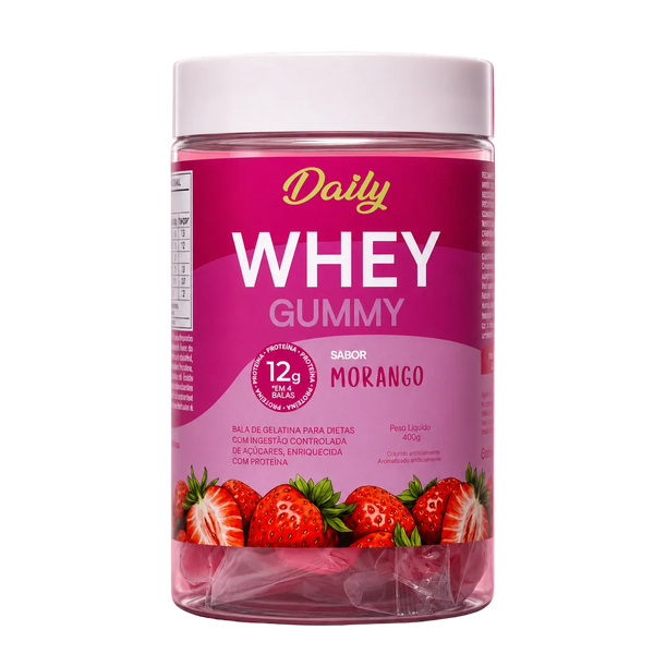 Daily Whey Gummy Morango 400g