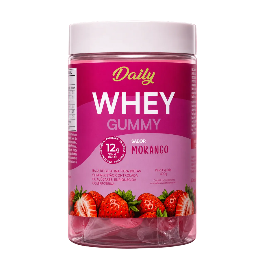 Daily Whey Gummy Morango 400g