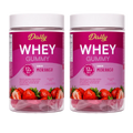 Combo 2 unidades Daily Whey Gummy Morango 400g